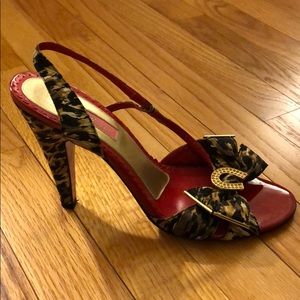 Betsy Johnson Leopard High Heels